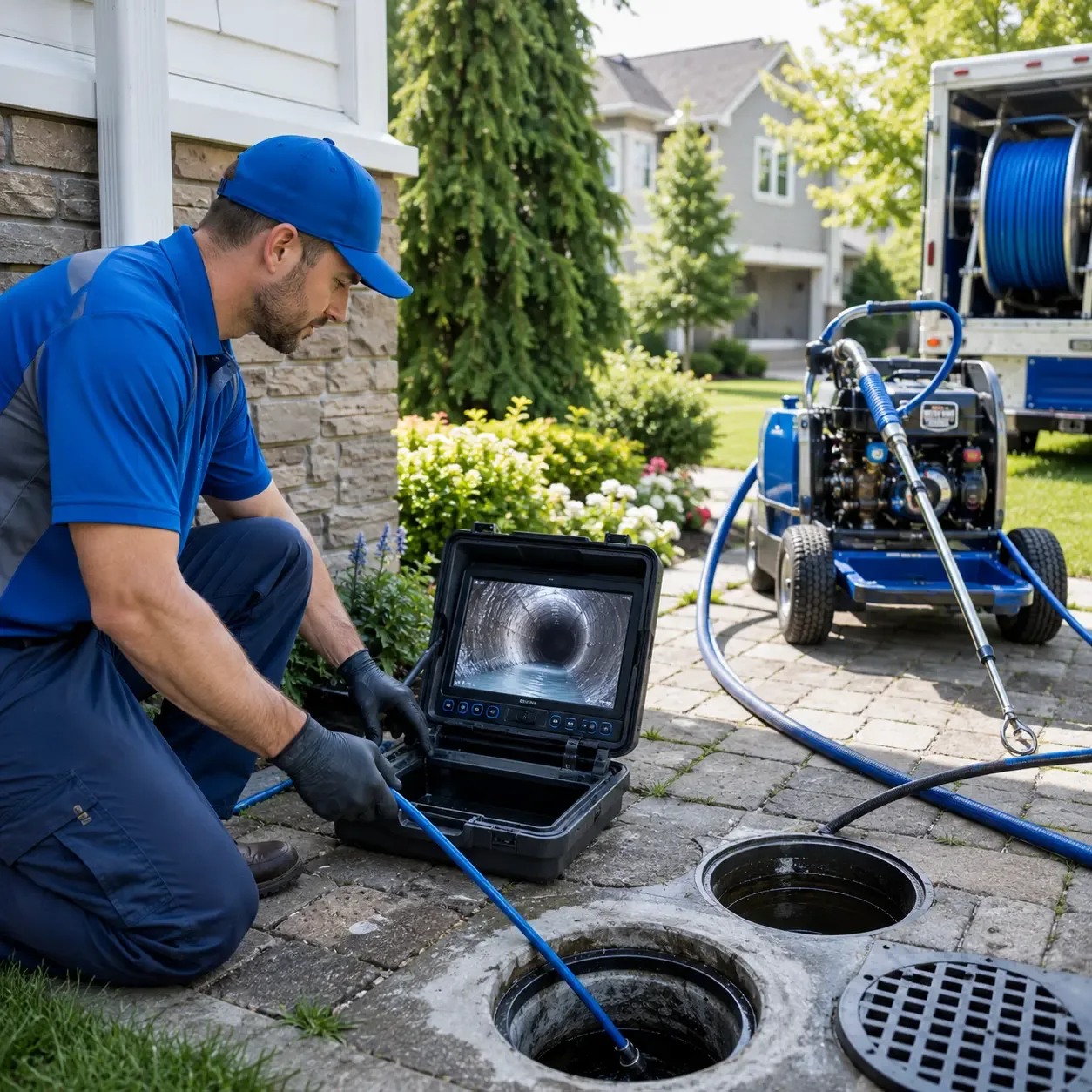 Outdoor drain cleaning professionals serving Justice, WV